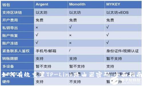 如何有效重置TP-Link路由器密码:全面指南