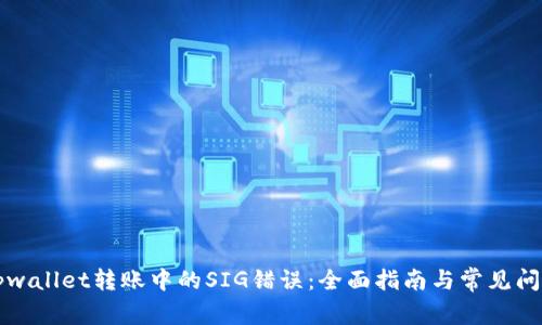 解决tpwallet转账中的SIG错误：全面指南与常见问题解析